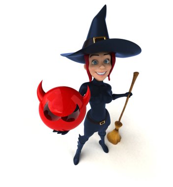 Seksi cadı holding virüs 