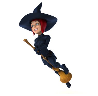 Seksi cadı - illüstrasyon