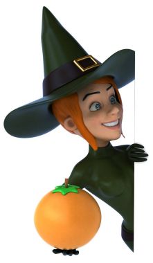 Seksi cadı holding turuncu  