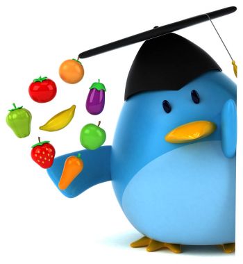  karakter meyve ve sebze ile