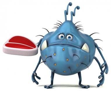 komik çizgi film karakteri etli  