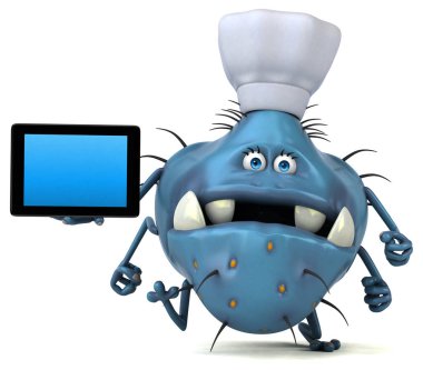 komik çizgi film karakteri ile tablo