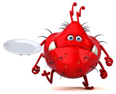  çizgi film karakteri plaka ile 