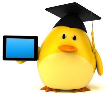 komik çizgi film karakteri ile tablo