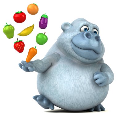  karakter meyve ve sebze ile