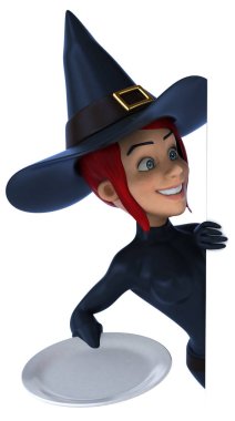  çizgi film karakteri plaka ile 