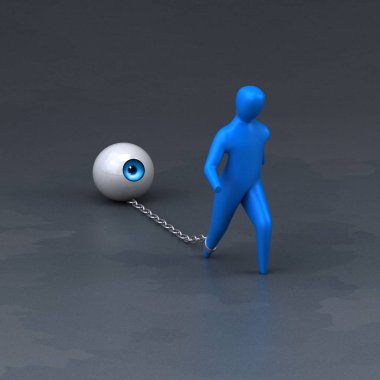 Yük sembolü göz ile 