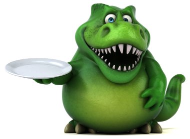 komik çizgi film karakteri plaka ile   