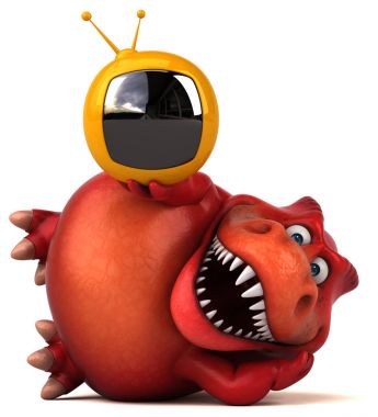 komik çizgi film karakteri TV holding 