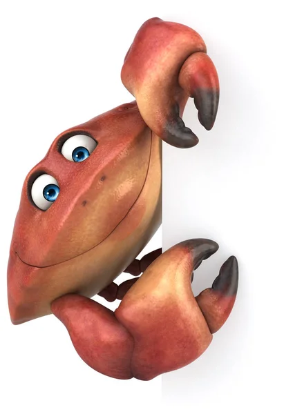 Fun crab character — Stock Photo, Image