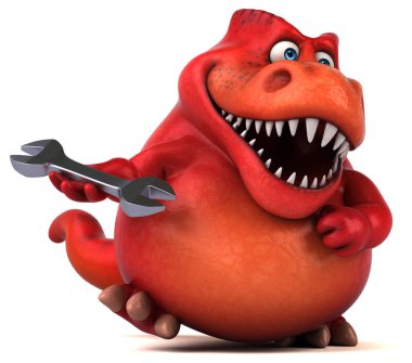 çizgi film karakteri holding aracı 