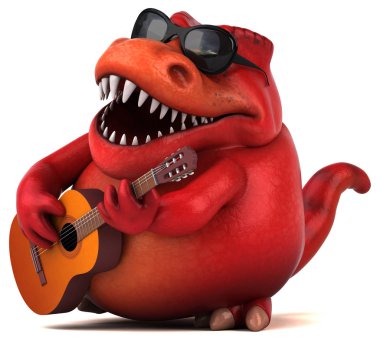  character with music instrument    clipart