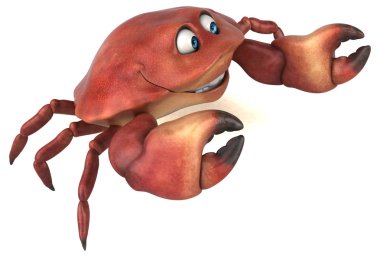 Eğlenceli Yengeç karakter