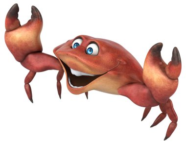 Eğlenceli Yengeç karakter