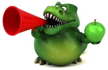 Apple ile eğlenceli dinozor