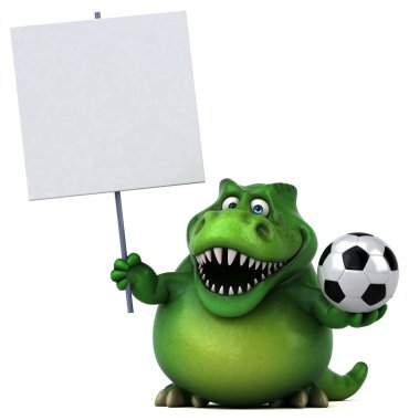 komik çizgi film karakteri ile Top  