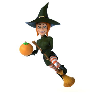 Seksi cadı holding turuncu