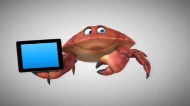 çizgi film karakteri ile tablet 