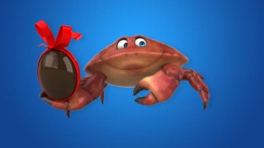 çizgi film karakteri ile yumurta  