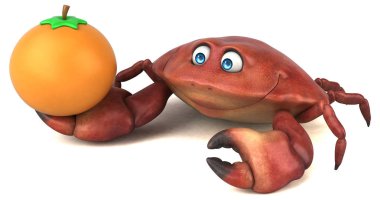  Turuncu tutan Yengeç 