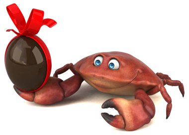 çizgi film karakteri ile yumurta  