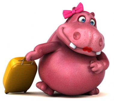 komik çizgi film karakteri çanta 