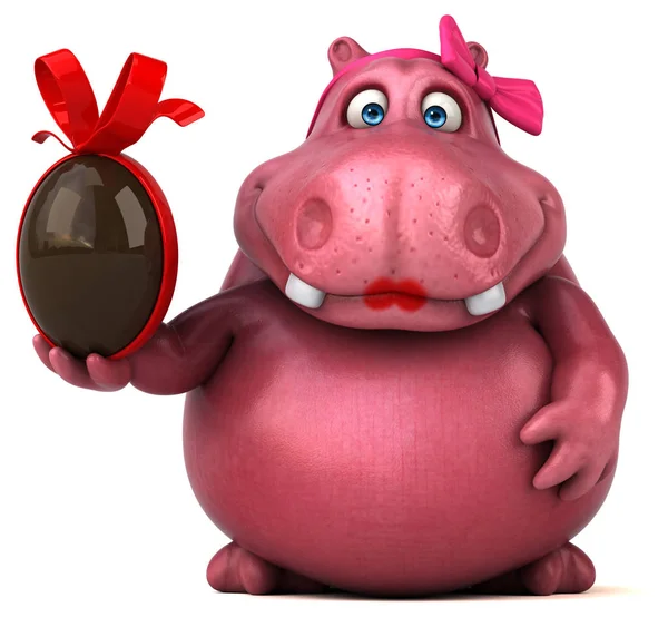 çizgi film karakteri ile yumurta  