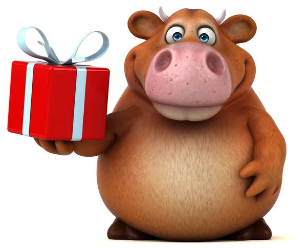 Çizgi film karakteri hediye ile