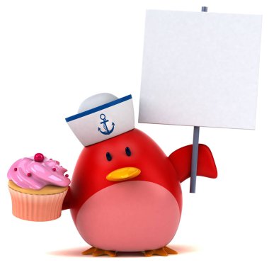  cupcake tutarak çizgi film karakteri