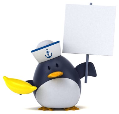 çizgi film karakteri holding muz