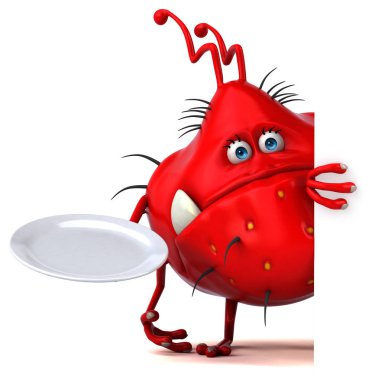 plaka tutarak çizgi film karakteri 