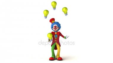 Ampuller ile hokkabazlık palyaço