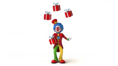 Hediyeler ile hokkabazlık palyaço  