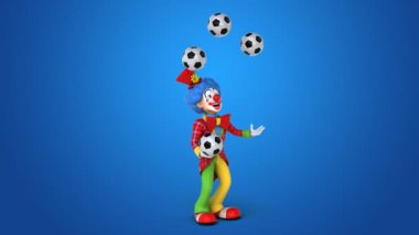 Palyaço ile topları hokkabazlık 