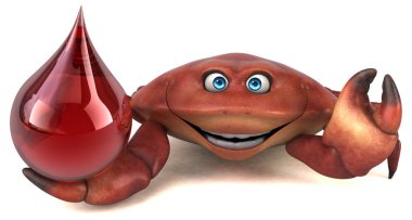 eğlenceli çizgi film karakteri ile damla 