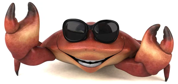 Fun crab character — Stock Photo, Image