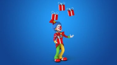 Hediyeler ile hokkabazlık palyaço  