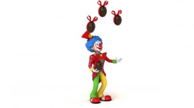 Paskalya yumurtaları ile hokkabazlık palyaço 