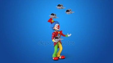 Uçakla hokkabazlık palyaço 