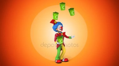 Depo gözleri ile hokkabazlık palyaço 