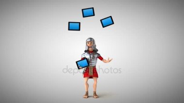 Romalı asker tablet ile hokkabazlık 