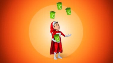 Noel Baba sahip depo gözleri hokkabazlık 