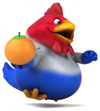 Turunculu komik çizgi film karakteri