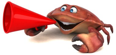 Eğlenceli Yengeç - illüstrasyon