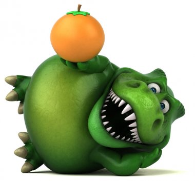 Turunculu komik çizgi film karakteri