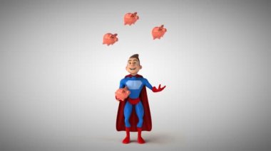 Süper kahraman domuzcuk bankalar ile hokkabazlık  