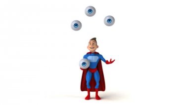 Süper kahraman gözlerle hokkabazlık  