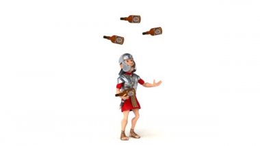 Romalı asker viski ile hokkabazlık