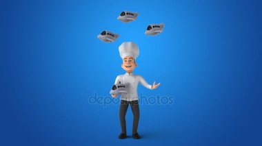 Şef karakter uçakları ile hokkabazlık 