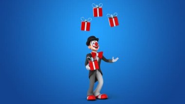 Hediyeler ile hokkabazlık palyaço  